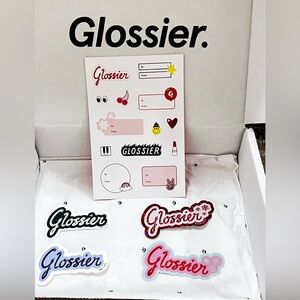 Glossier RARE Sticker Sheet For Holiday Gifts + 4 Stickers ForThose  Who Collect